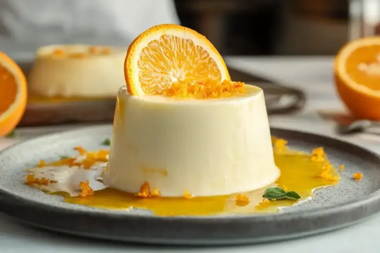 Panna cotta à l’orange