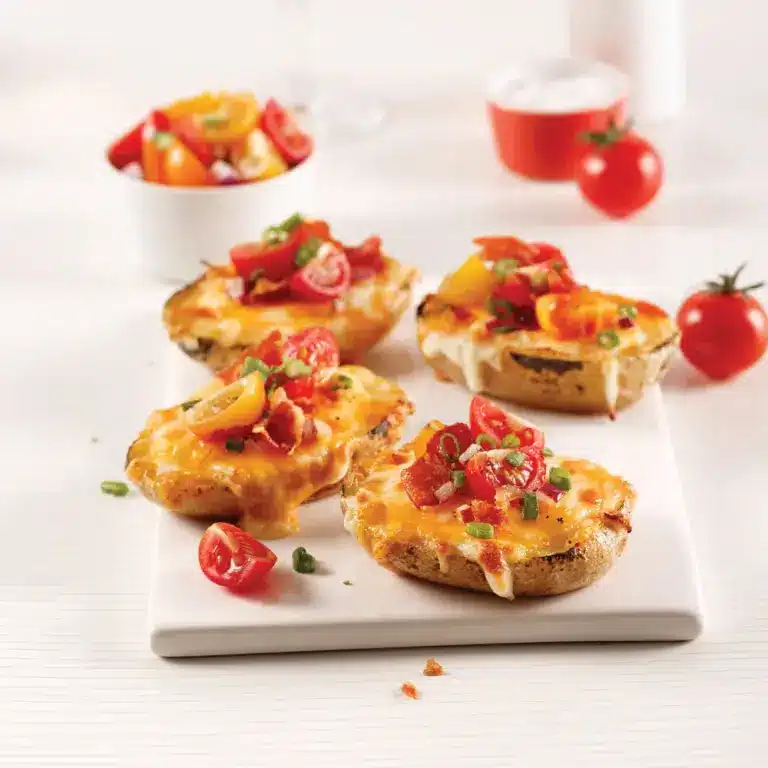 Pelures de pommes de terre farcies