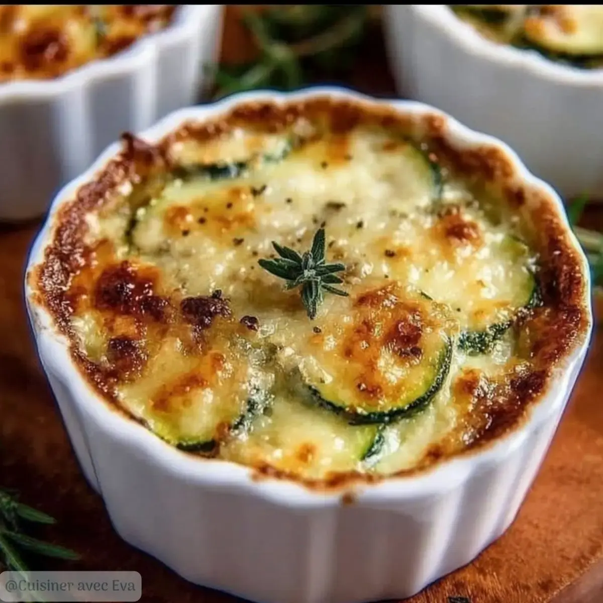 Petits Gratins de Courgettes : Une Recette Délicieuse ! - 2 petits gratins de courgettes