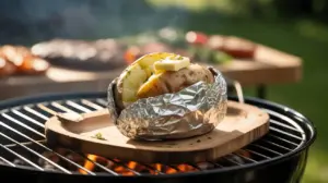 Pommes de terre en papillote au barbecue
