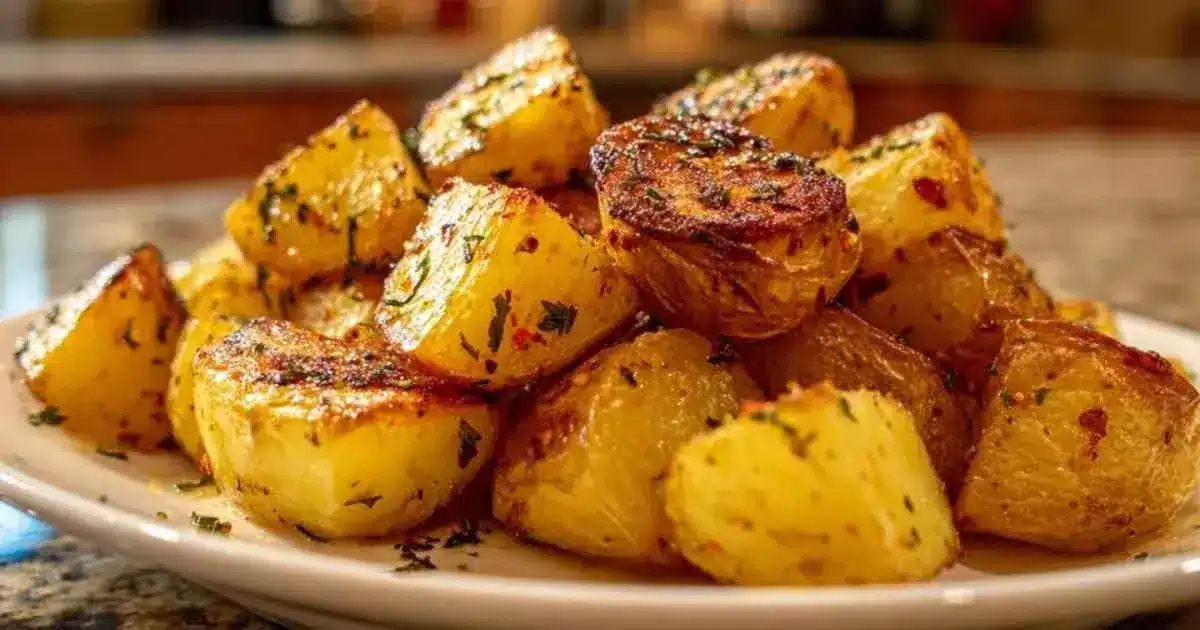 pommes de terre au four croustillantes