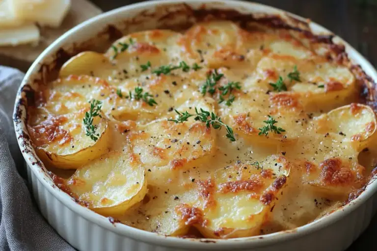 Pommes de Terre Rôties à l’Ail et Parmesan