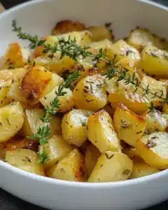 Pommes de terre sautées croustillantes au thym