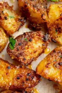 Pommes de terre à l’ail et au Parmesan