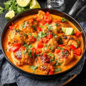 Poulet au Curry et Lait de Coco