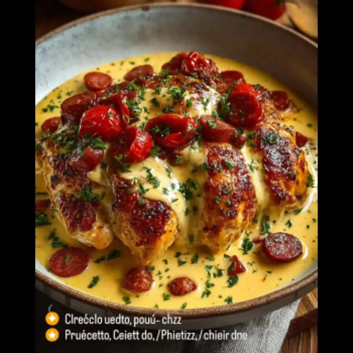 poulet crymeux au chorizo 1