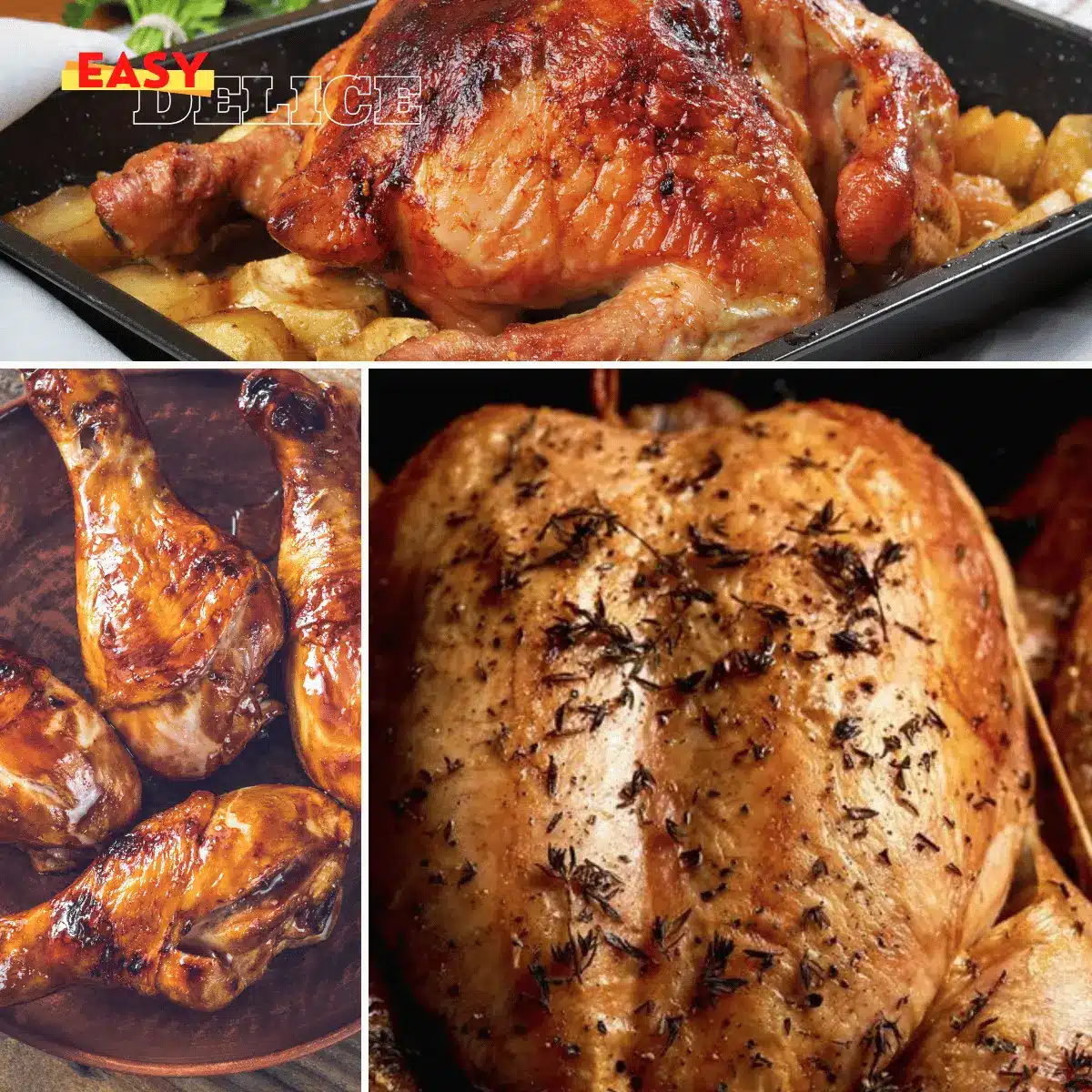 Poulet au Four : Temps de Cuisson Idéal pour une Cuisson Parfaite 2 poulet rôti au four