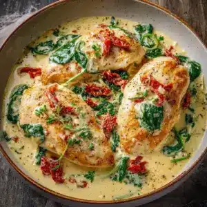 Blancs de poulet à la toscane crémeux