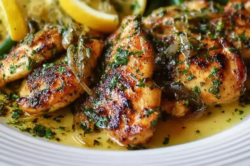 Poulet à l’ail et au citron