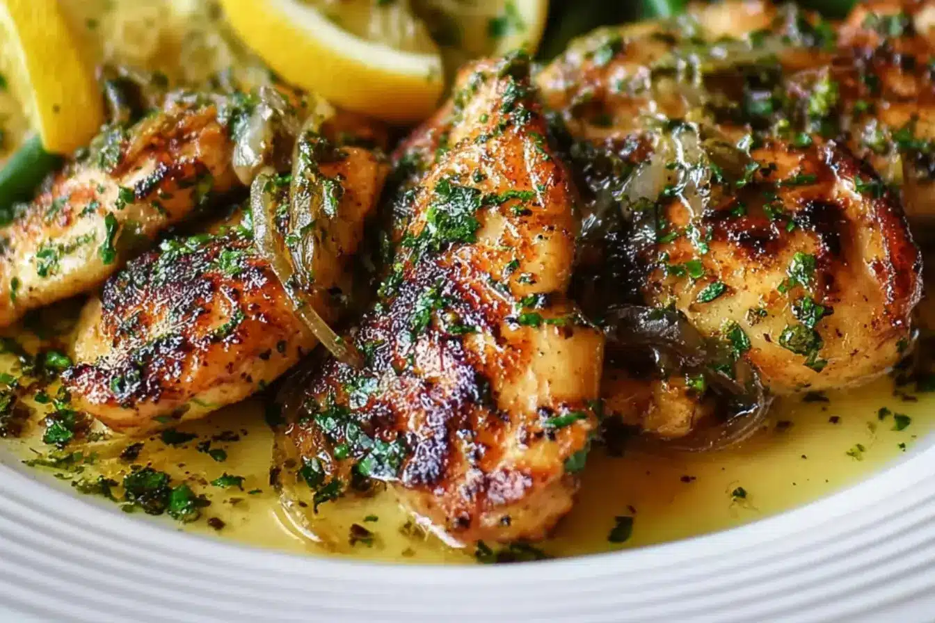 poulet y lail et au citron