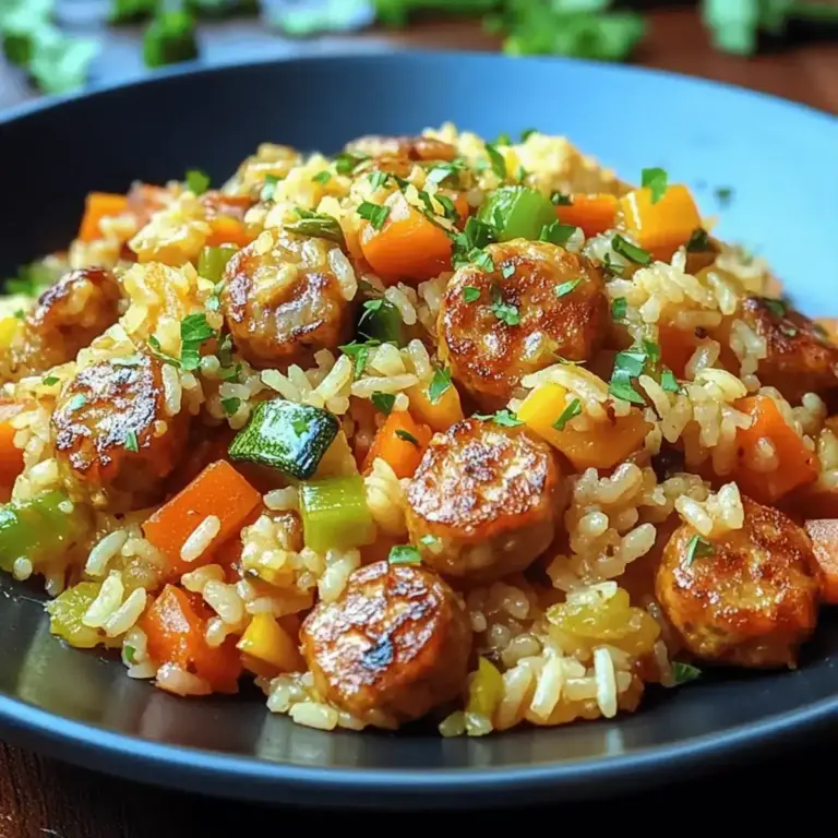 Poêlée Riz Chipolatas Légumes: Un Dîner Simple et Savoureux