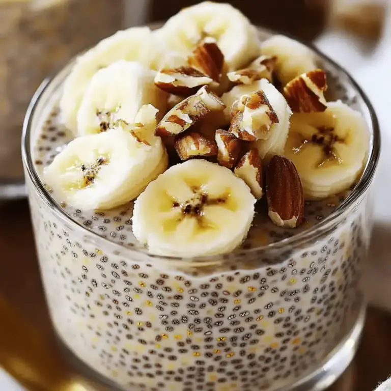 Pudding aux Graines de Chia Banane : Délice Sain et Crémeux –