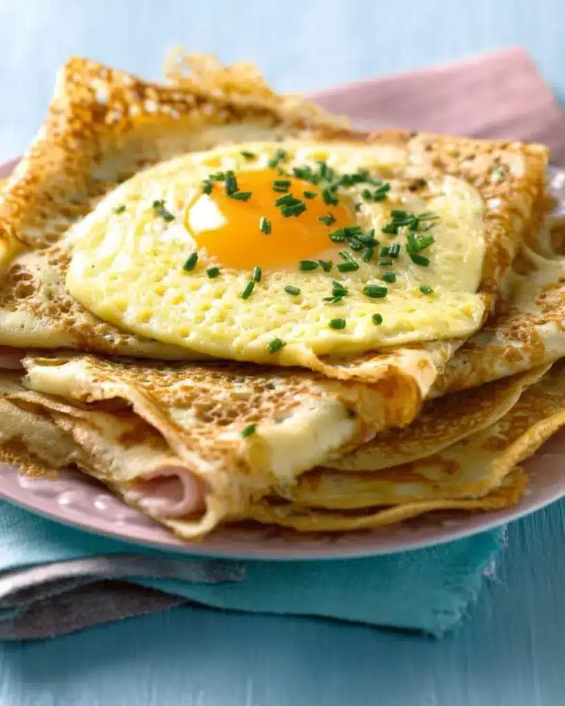 Pâte à crêpe salée légère et savoureuse