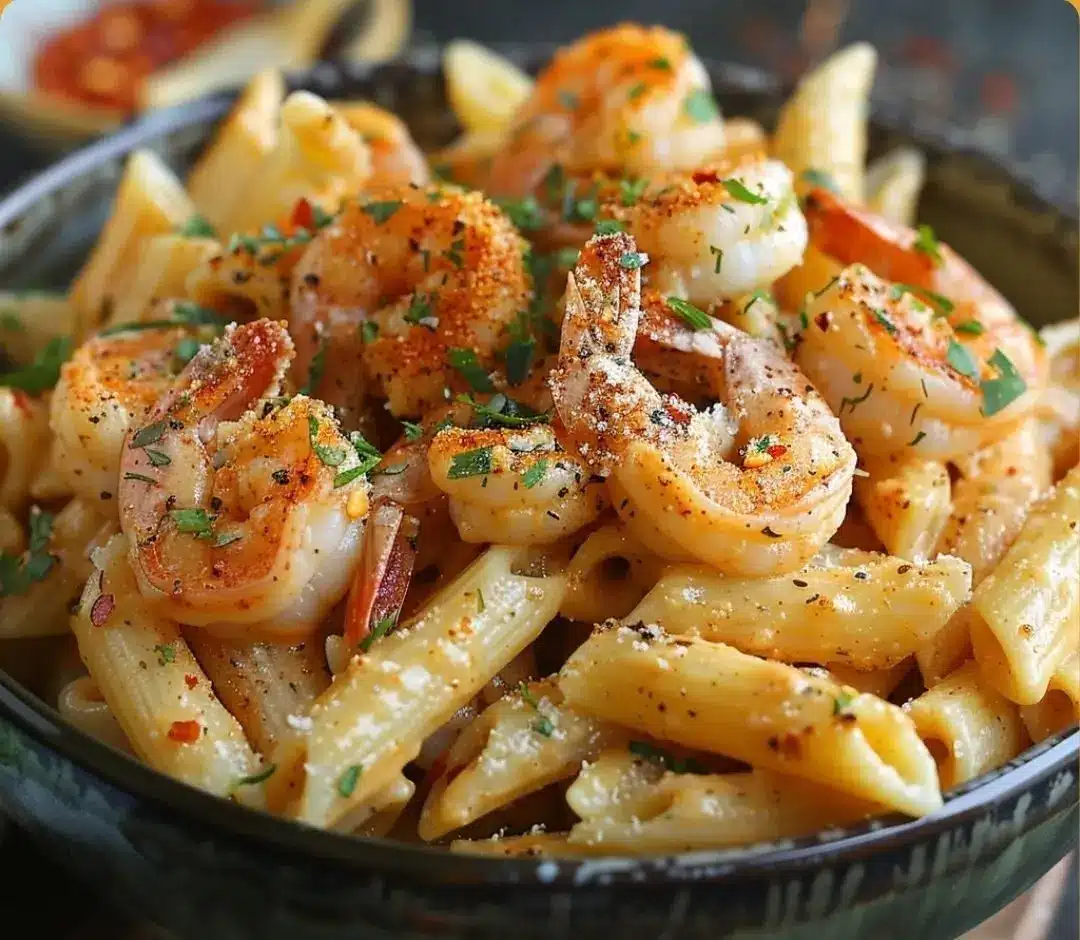Penne aux Crevettes et Fromage 2 pâtes penne aux crevettes et au fromage