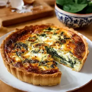 Quiche Boursin aux épinards