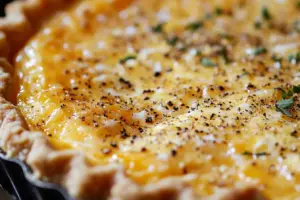 Quiche au fromage onctueuse