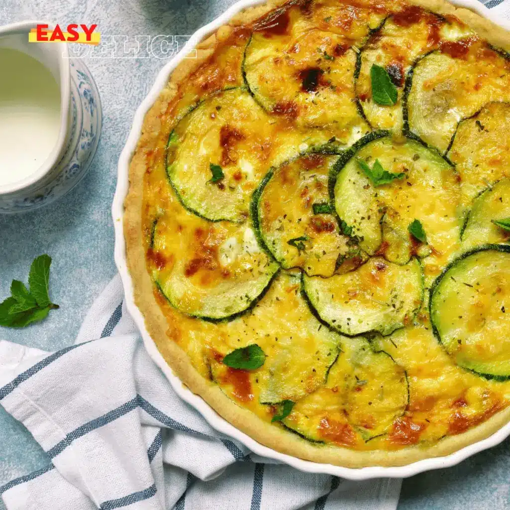Quiche aux Courgettes et Œufs : Une Recette Équilibrée et Savoureuse