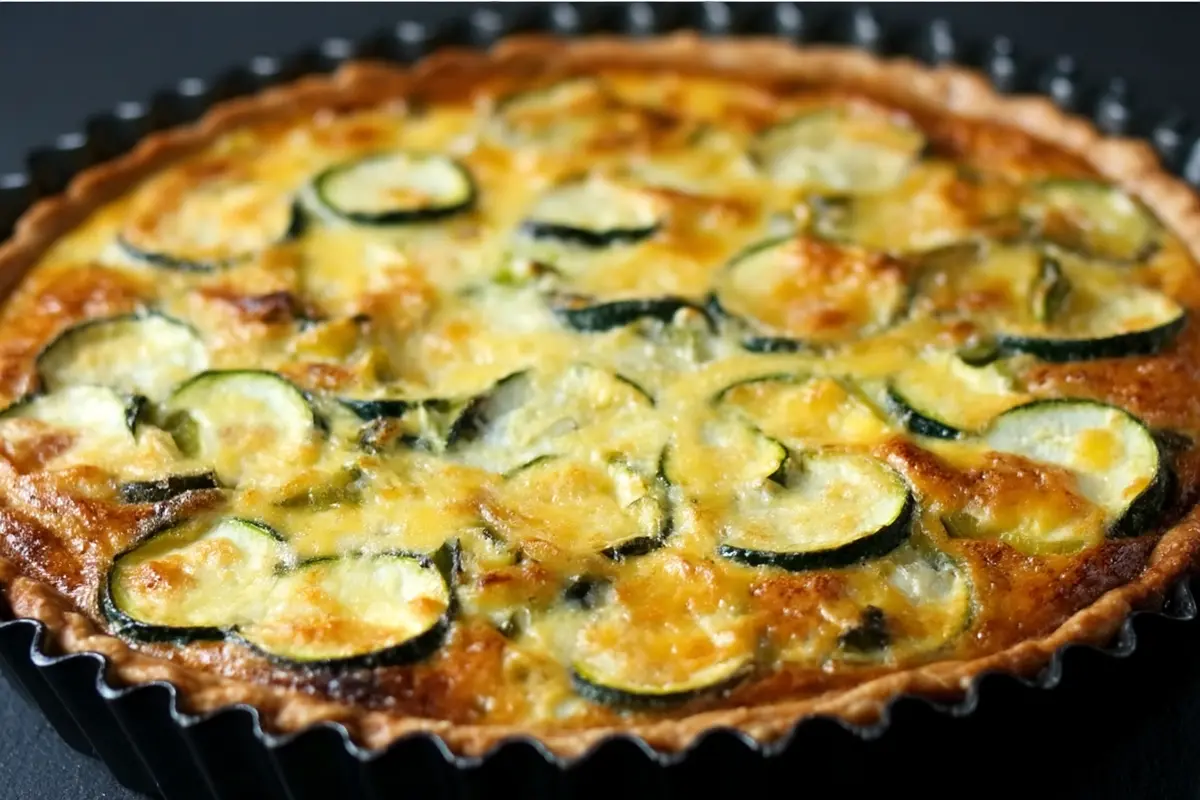 Quiche printanière au thon et à la courgette : la recette maison qui va égayer vos repas - Recettes de Luxe 2 quiche printanière au thon et à la courgette
