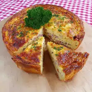 Quiche express sans pâte