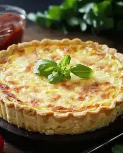 Quiche moelleuse sans œufs