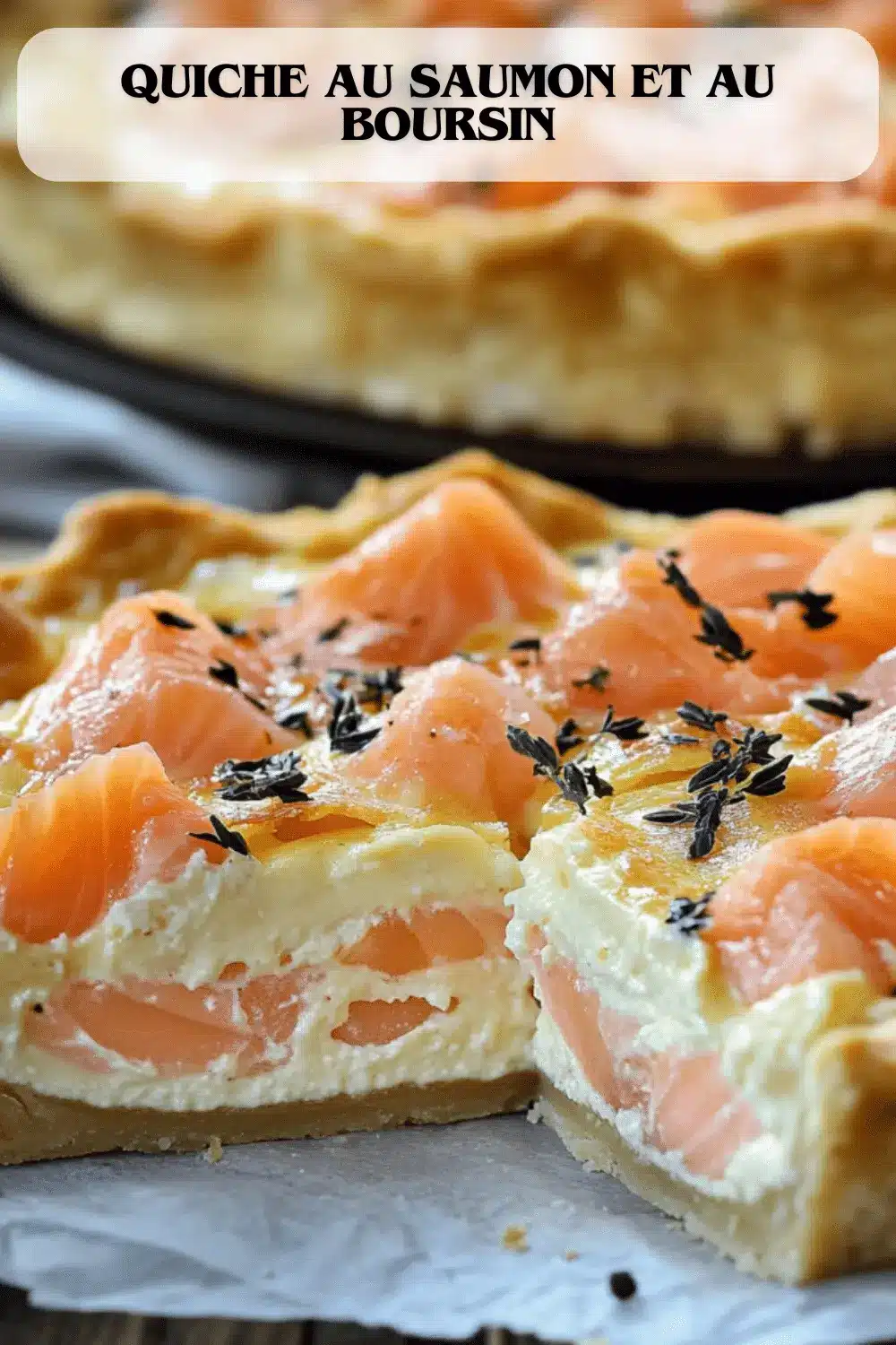 Quiche au Saumon et au Boursin 2 quiche saumon Boursin