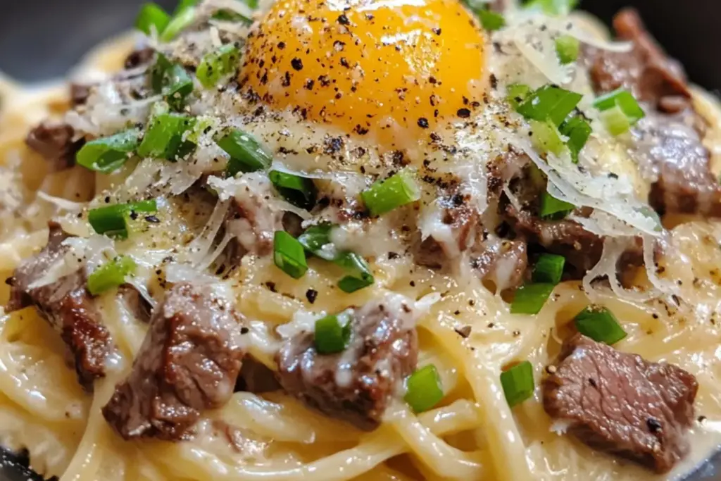 Ramen carbonara crémeux