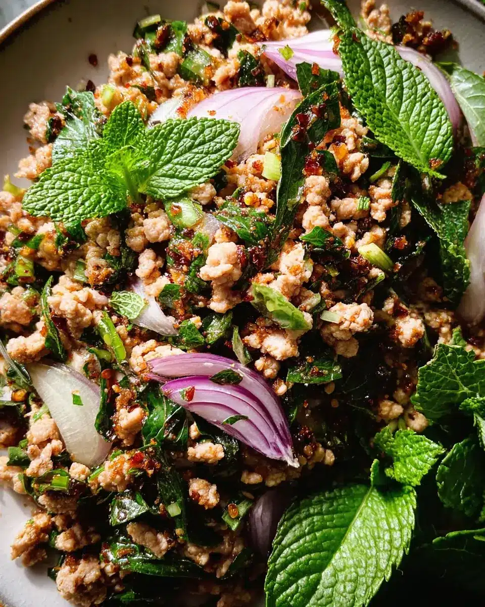 Recette de Larb Thaï (Larb Gai) – Authentique, facile et savoureuse 2 recette Larb Thaï
