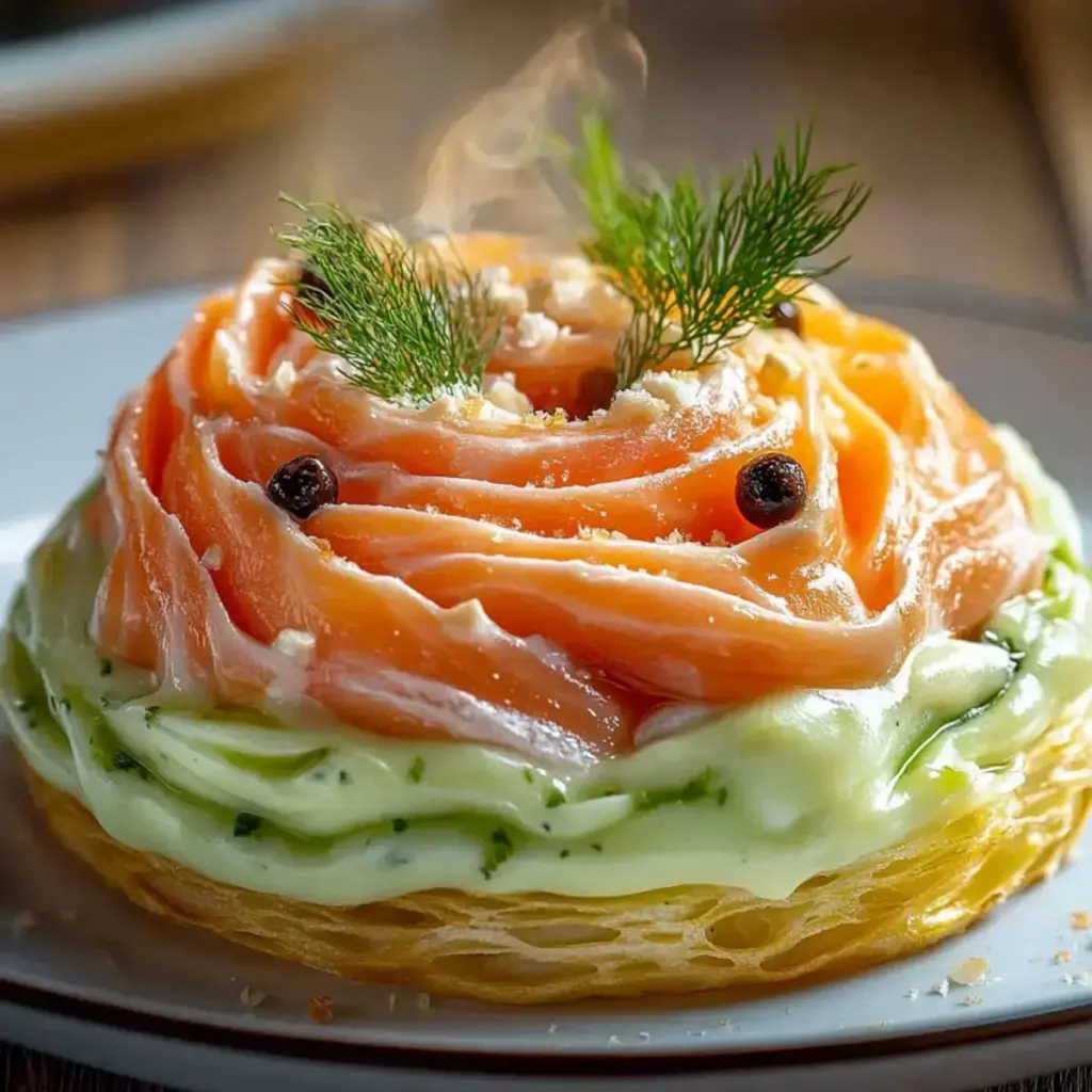 Paris-Brest salé au saumon et avocat — un délice facile et frais –