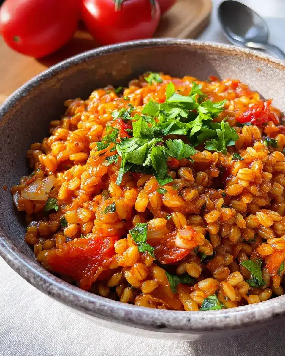 Blé à la tomate 2 recette blé tomate