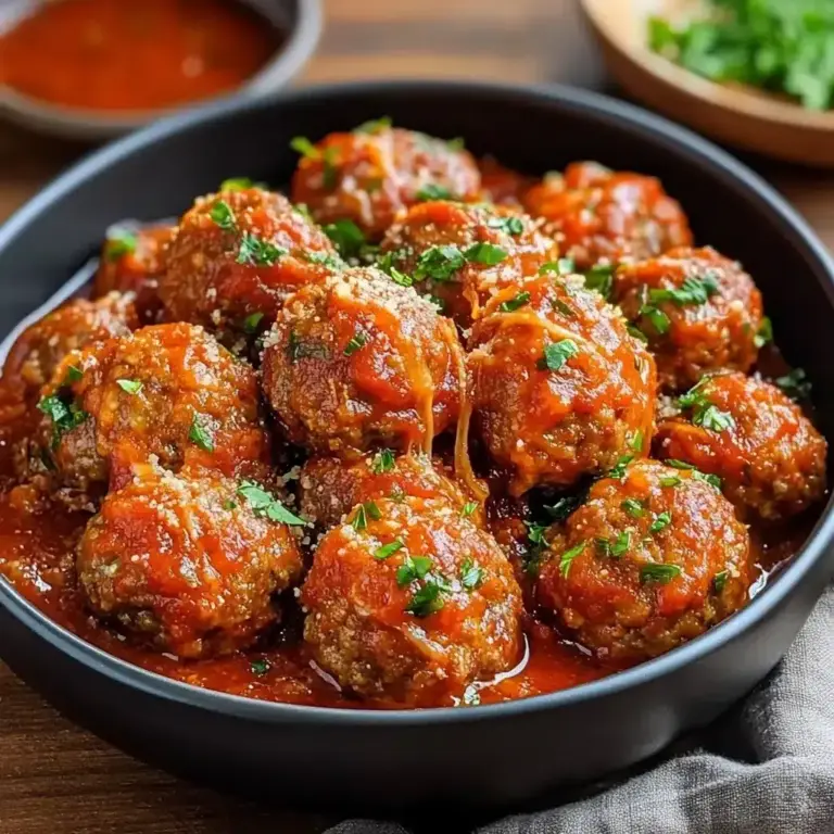 Boulettes Italiennes à la Sauce Tomate