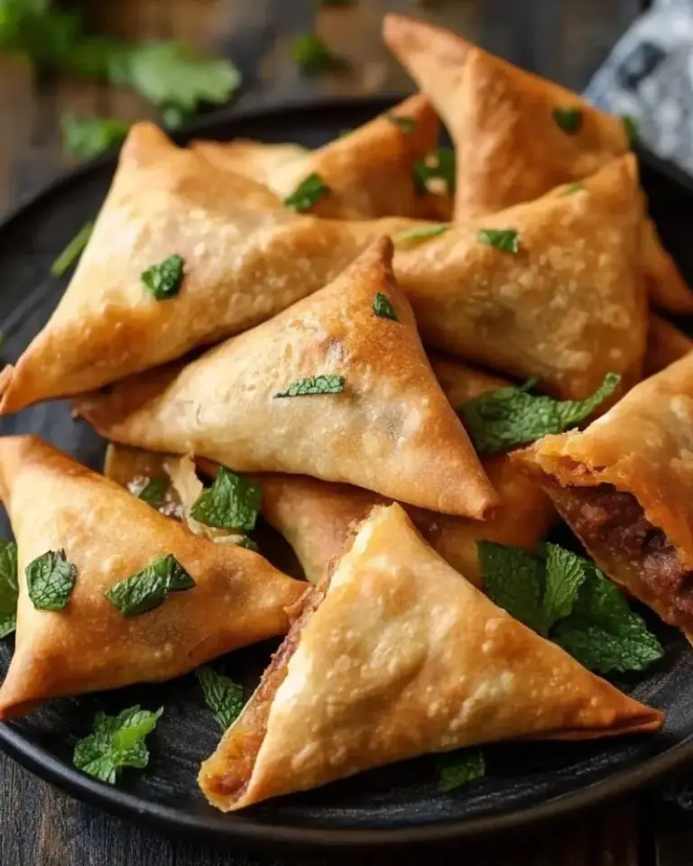 Bricks à la viande hachée à la marocaine