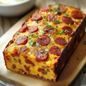 Cake au chorizo moelleux