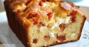 Cake au chorizo et chèvre