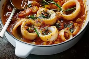 Calamars à la sauce armoricaine