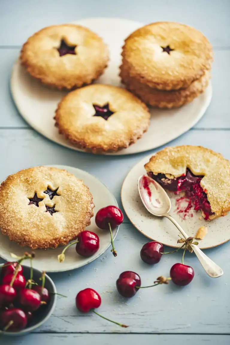 Recette tartelettes aux cerises façon cherry pie