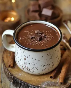 Chocolat chaud maison onctueux