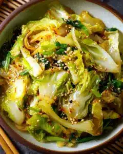 Chou chinois sauté rapide