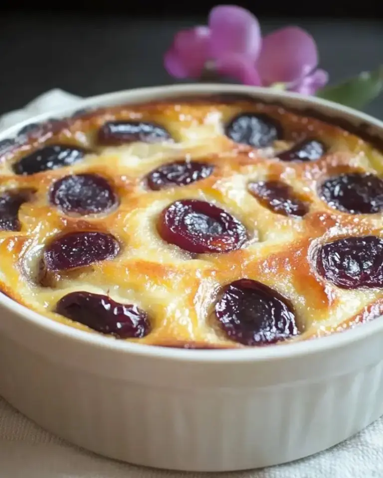 Clafoutis aux Prunes (Quetsches)