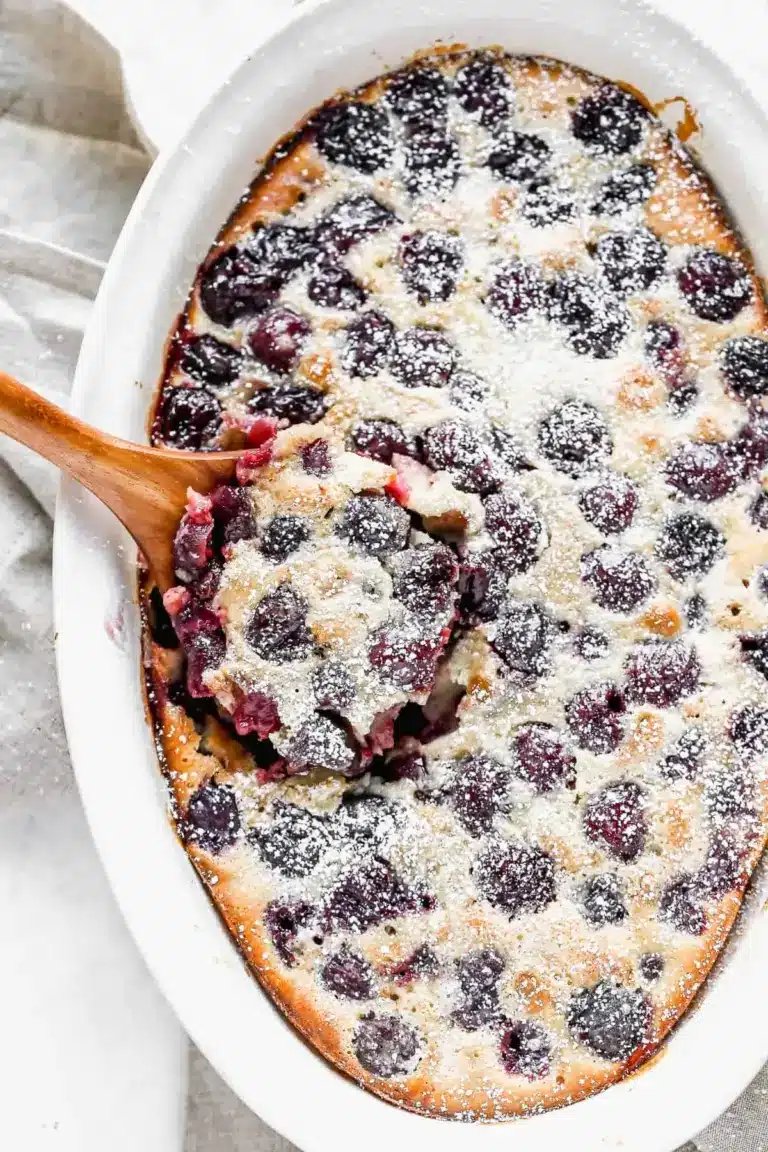 Easy Cherry Clafoutis