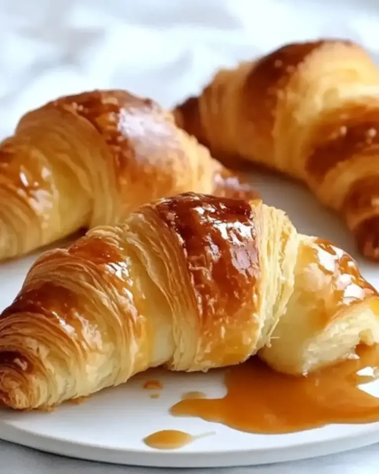 Croissants Maison Moelleux et Feuilletés