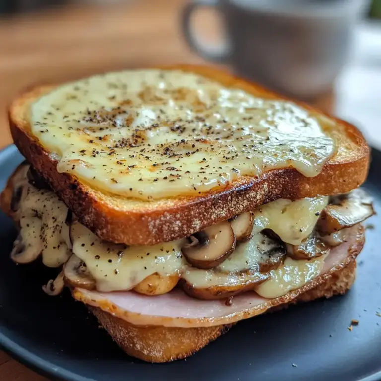 Croque-Monsieur Gourmand aux Champignons
