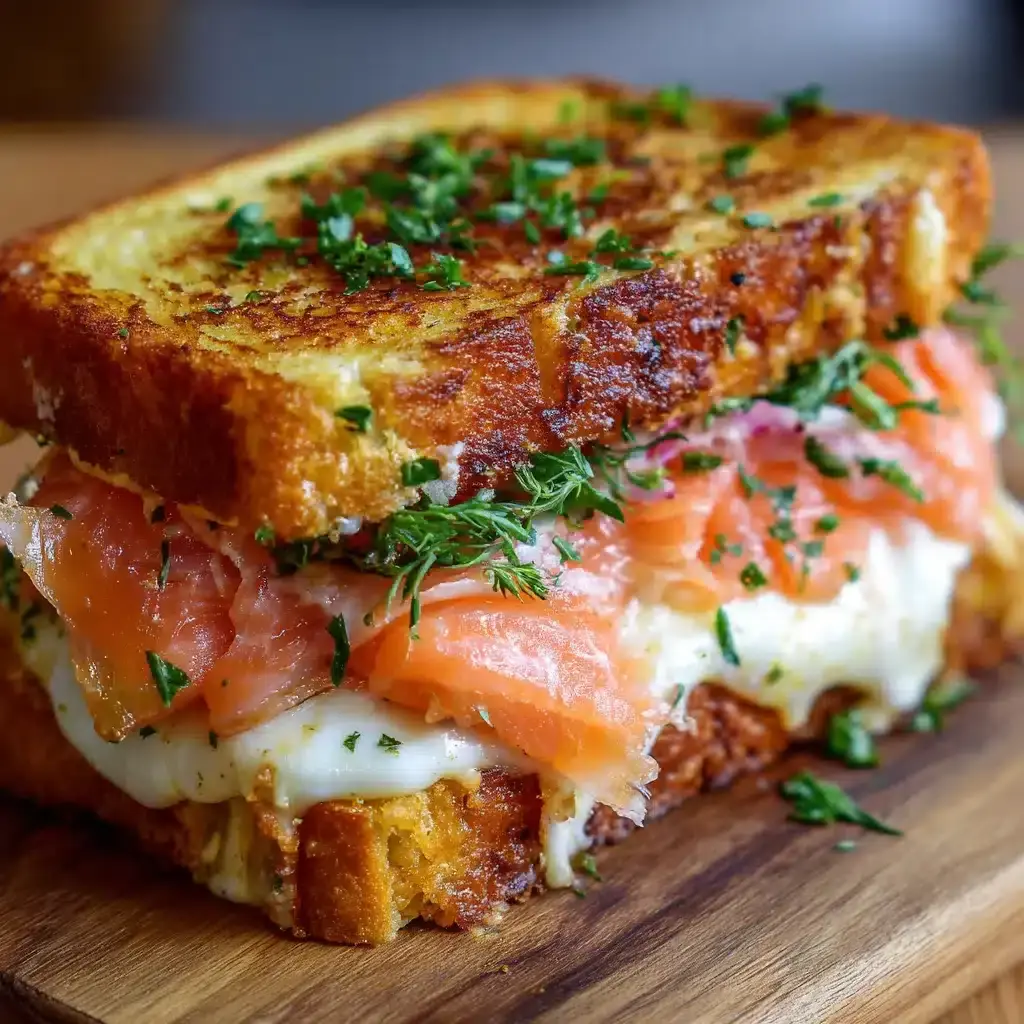 Croque-Norvégien au Saumon Fumé 2 recette croque norvégien