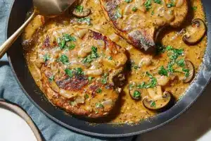 Côtes de porc braisées savoureuses