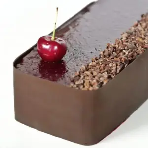 Entremets Cerise et Chocolat Boule de Neige