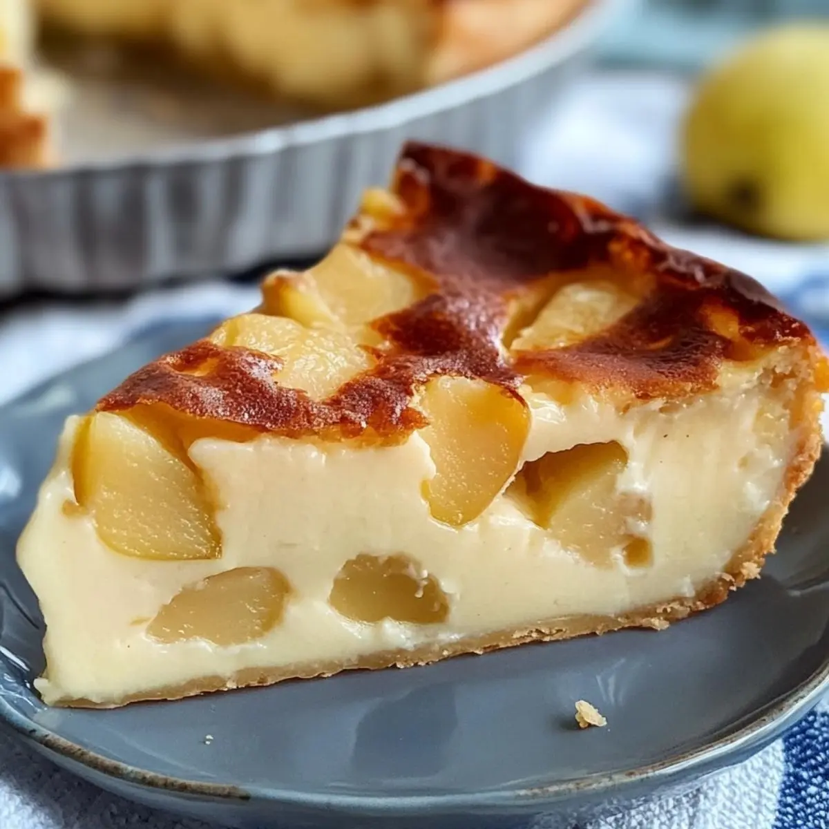 Flan Aux Pommes Au Yaourt 2 recette flan parisien