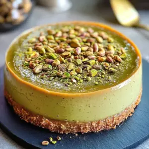 Le flan à la pistache crémeux et inratable