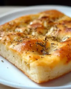 Focaccia moelleuse à la tomate et aux herbes