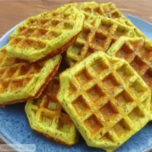 Gaufres à la courgette moelleuses