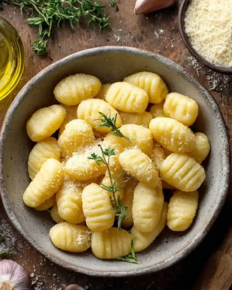 Gnocchis della mamma (gnocchis maison à base de pommes de terre)