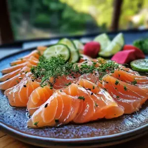 Gravlax de Saumon Maison